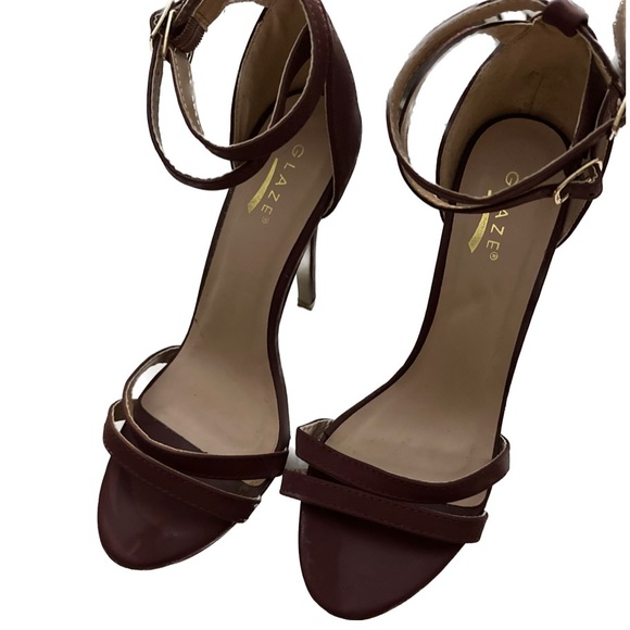 Gorgeous red burgundy heels - Picture 1 of 4